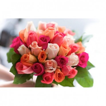 24 Mixed Roses Bunches